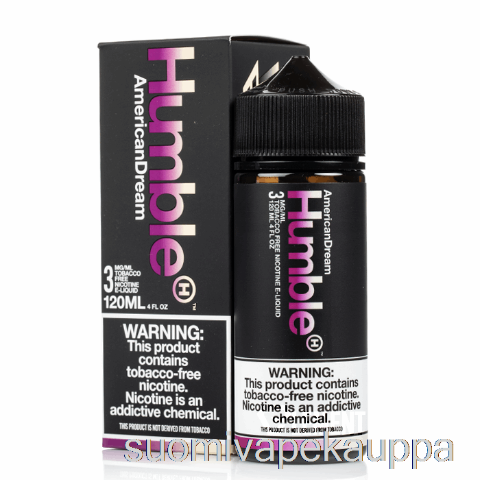 Vape Nesteet Amerikkalainen Unelma - Nöyrä Mehu Co. - 120 Ml 0 Mg